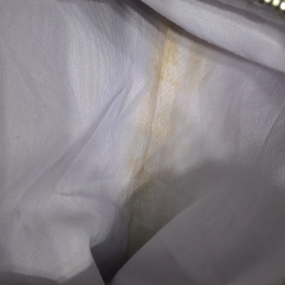 Coach Silver Pebbled Leather Duffle Hobo Bag - Picture 11 of 16